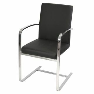 Ebern Designs Cantilever-stol i sølv