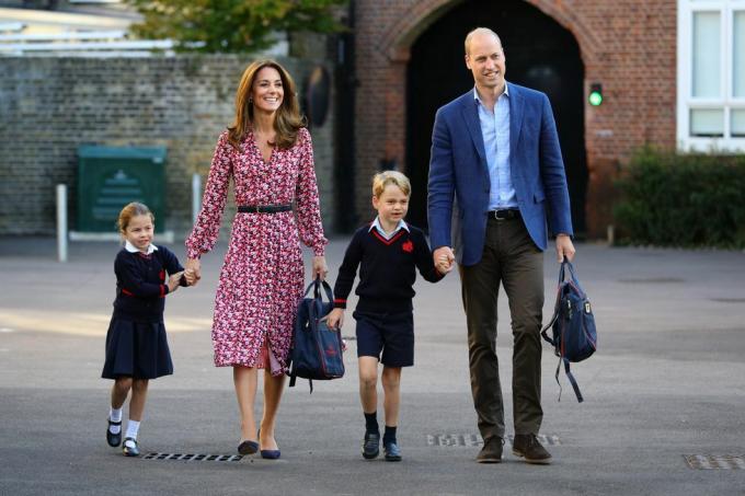 prins william kate Middleton skolejente prins george