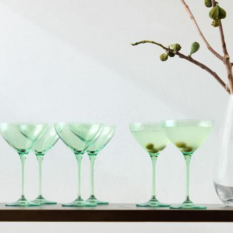 Estelle Martini-briller i farget glass