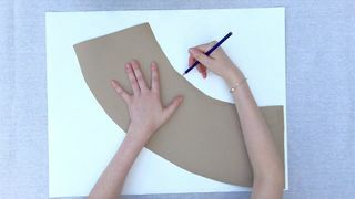 DIY marmorert papir lampeskjerm