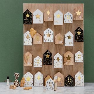 Adventskalender i trehus