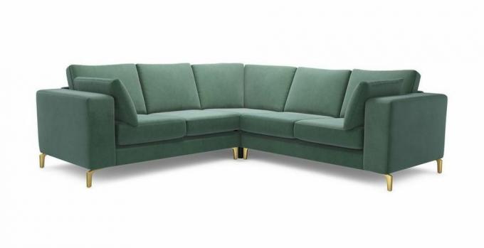 Darcy Velvet Sofa by House Beautiful at Homebase