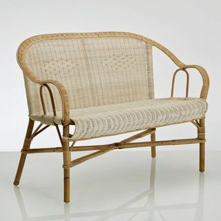 Bestefar KOK-stil Natural Rattan Garden Sofa