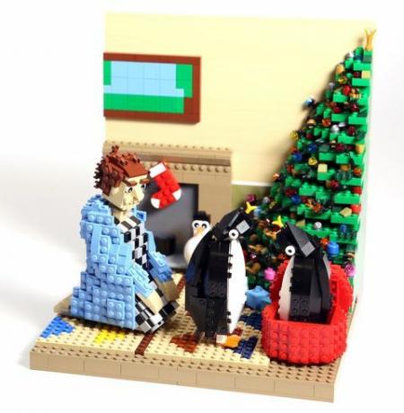 John Lewis jule annonser gjenskapt ved hjelp av LEGO murstein.