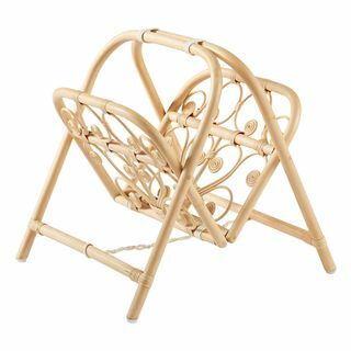 Bonton Natural Rattan Magazine Rack