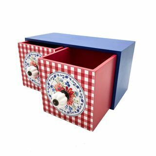 Pioneer Woman 2-skuff Gingham Dresser