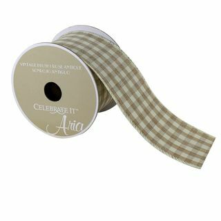 2,5 "kablet Gingham-bånd