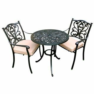 Devon Round Bistro Set, bronse