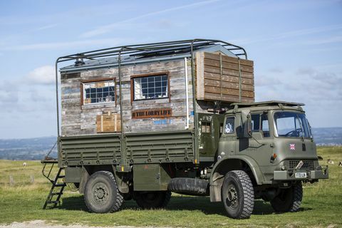 CUPRINOL Shed of the Year. Uventet kategorievinner. The Lorry Life av Tom Duckworth