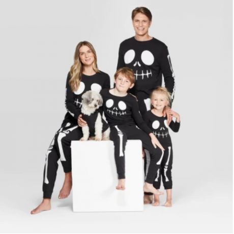 Halloween Skeleton Family Pyjamas-samling