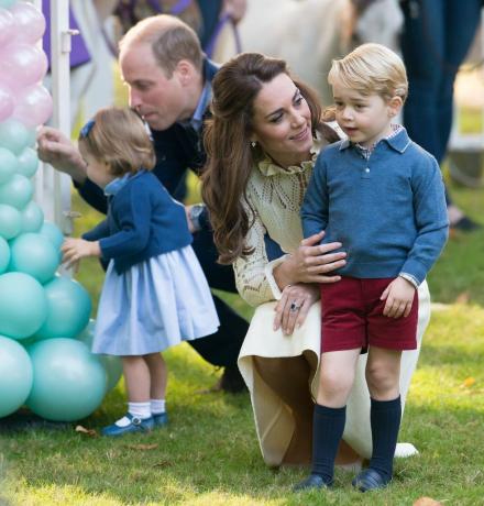 prins william kate Middleton skolejente prins george