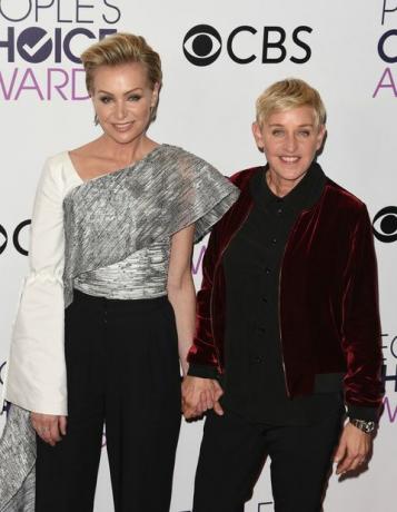 Ellen DeGeneres, Portia de Rossi stiller på People's Choice Awards 2017