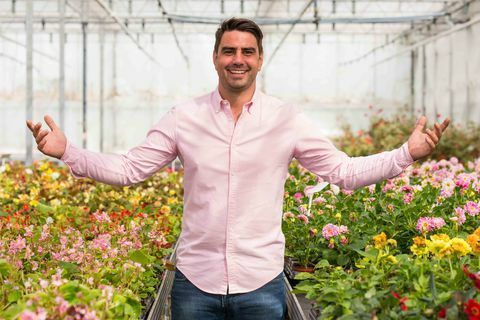 Chris Bavin, programleder for BBC Two's Britain in Bloom