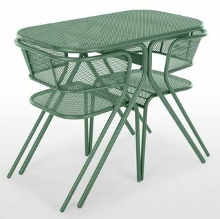 Tice Garden Compact Bistro Set, Green