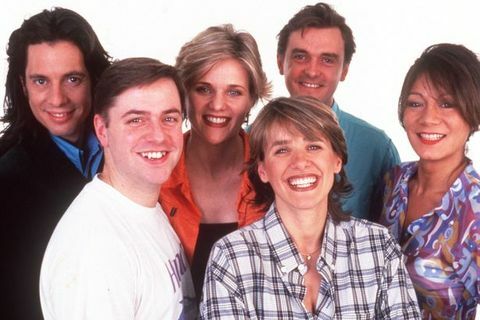 garderober rollebesetning linda barker, laurence llewelynbowen, anna ryder richardson, " handy" andy kane og carol smillie