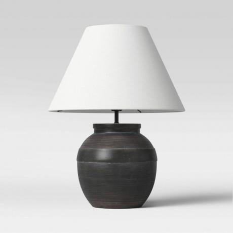 Stor keramisk bordlampe svart - Threshold™