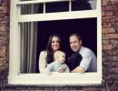 Prins William og Kate familieportrett