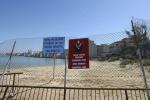 Drone-opptak viser nifs utsikt over et forlatt Kypros-feriested