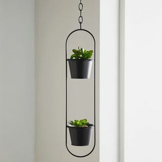 Lalita Small Duo hengende planteholder i svart