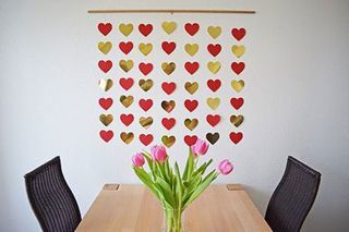 Valentinsdag veggkunst