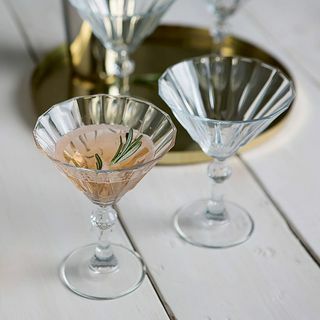 Sett med to Deco Cocktailglass